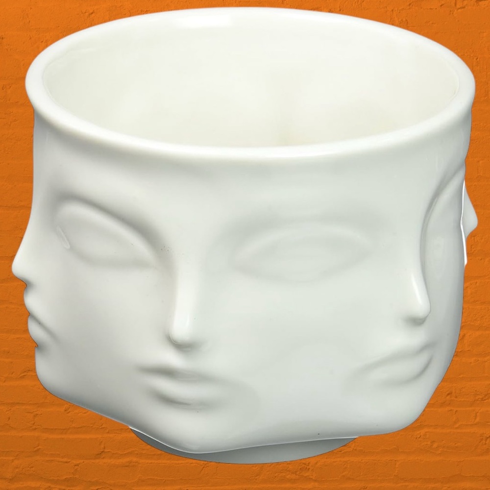 Jonathan Adler Dora Maar porcelain Condiment planter Bowl, White